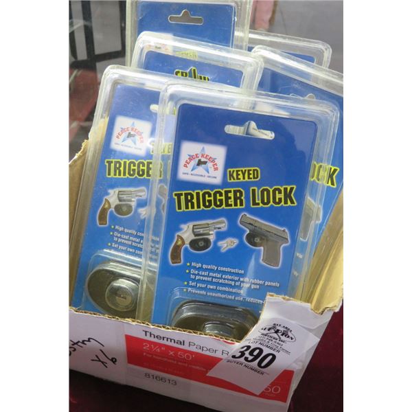 6-Keyed Trigger Locks - 6 X $