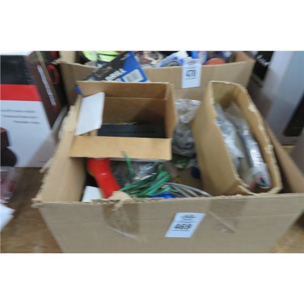 Box Lot of Asst. Drill Bits, Wire