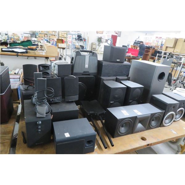 Lot of Sharp & Pioneer Speakers