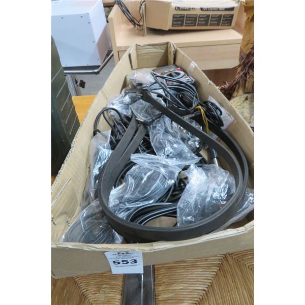 Box Lot of Guitar Cables