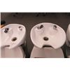 Image 3 : 3-Salon Hair Washing Chairs - 3 X $