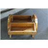 Image 1 : Double Wood Wagon Wheel Planter