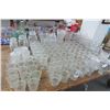Image 1 : Lot of Pressed Crystal Punch Bowl, Glassware &