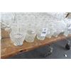 Image 2 : Lot of Pressed Crystal Punch Bowl, Glassware &