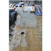 Image 3 : Lot of Pressed Crystal Punch Bowl, Glassware &