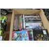 Image 2 : Box Lot of Asst. DVD's, VHS, WII Mario Cart