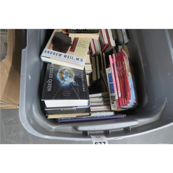 Box Lot of Books