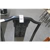Image 2 : Black Tan Fabric Side Chair