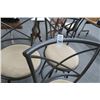 Image 2 : Tan Fabric Stools (3)