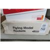 Image 2 : Wood Box w/Trading Cards & Model Rockets