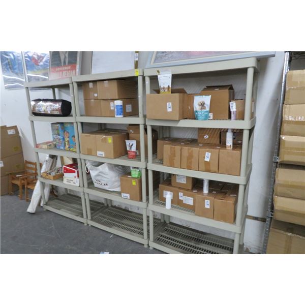 3-Tan Plastic Racks - 3 X $