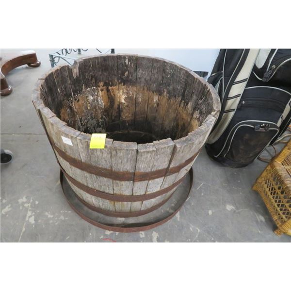 Half Barrel Planter