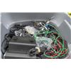 Image 3 : Tub of Asst. Wiring, Power Strips & Gas Caps