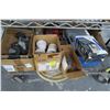 Image 1 : Lot of Casters, Sandpaper, Register Tape, Tools &