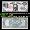 1917 $1 Large Size Legal Tender, Signatures of Spellman & White, FR39  Grades Select AU