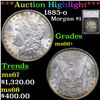 ***Auction Highlight*** 1885-o Morgan Dollar $1 Graded ms66+ By SEGS (fc)