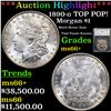 ***Auction Highlight*** 1890-o Morgan Dollar TOP POP! $1 Graded ms66+ By SEGS (fc)