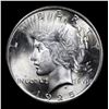 Image 2 : ***Auction Highlight*** 1925-p Peace Dollar $1 Graded ms66+ By SEGS (fc)