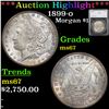 Image 1 : ***Auction Highlight*** 1899-o Morgan Dollar $1 Graded ms67 By SEGS (fc)