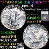 ***Auction Highlight*** 1929-d Standing Liberty Quarter 25c Graded ms64+ FH By SEGS (fc)