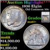 Image 1 : ***Auction Highlight*** 1936 Elgin Old Commem Half Dollar 50c Graded ms67+ By SEGS (fc)