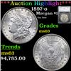 ***Auction Highlight*** 1897-o Morgan Dollar $1 Graded ms63 By SEGS (fc)
