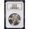 Image 2 : NGC 1923-p Peace Dollar $1 Graded ms65 By NGC