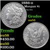 1886-o Morgan Dollar $1 Grades Select AU