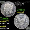 Image 1 : 1878-p 8tf Morgan Dollar Top 100 vam 23 WOW! $1 Grades Select Unc PL