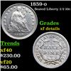 Image 1 : 1859-o Seated Liberty Half Dime 1/2 10c Grades xf details