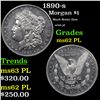 Image 1 : 1890-s Morgan Dollar $1 Grades Select Unc PL