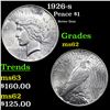 Image 1 : 1926-s Peace Dollar $1 Grades Select Unc