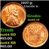 Image 1 : 1927-p Lincoln Cent 1c Grades Choice Unc RD
