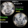 Image 1 : 1882-s Morgan Dollar $1 Grades GEM Unc