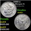 Image 1 : 1889-o Morgan Dollar $1 Grades Select+ Unc