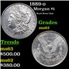 Image 1 : 1889-o Morgan Dollar $1 Grades Select Unc