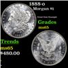 1888-o Morgan Dollar $1 Grades GEM Unc