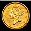 Image 2 : 1852 Gold Dollar $1 Grades Unc Details