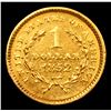 Image 3 : 1852 Gold Dollar $1 Grades Unc Details