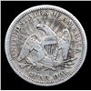 Image 3 : 1853-p Arrows & Rays Seated Liberty Quarter 25c Grades vf+