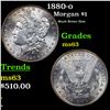 Image 1 : 1880-o Morgan Dollar $1 Grades Select Unc