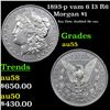 1893-p Morgan Dollar vam 6 I3 R6 $1 Grades Choice AU