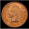 Image 2 : 1891 Indian Cent 1c Grades Select Unc RB