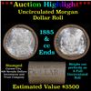 ***Auction Highlight*** 1885 & CC Uncirculated Morgan Dollar Shotgun Roll (fc)