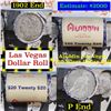 ***Auction Highlight*** Full Morgan/Peace Casino Las Vegas Aladdin silver $1 roll $20, 1902 & P end 