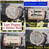 ***Auction Highlight*** Old Casino 50c Roll $10 Halves Las Vegas Casino The Mint 1957 Franklin & 194