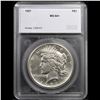Image 4 : ***Auction Highlight*** 1921-p Peace Dollar $1 Graded ms64+ By SEGS (fc)