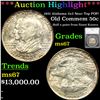 Image 1 : ***Auction Highlight*** 1921 Alabama 2x2 Old Commem Half Dollar Near Top POP! 50c Graded ms67 By SEG