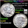 Image 1 : ***Auction Highlight*** 1936 Robinson Old Commem Half Dollar TOP POP! 50c Graded ms68 By SEGS (fc)