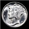 Image 2 : ***Auction Highlight*** 1936-p Mercury Dime Near Top POP! 10c Graded ms67+ fsb By SEGS (fc)